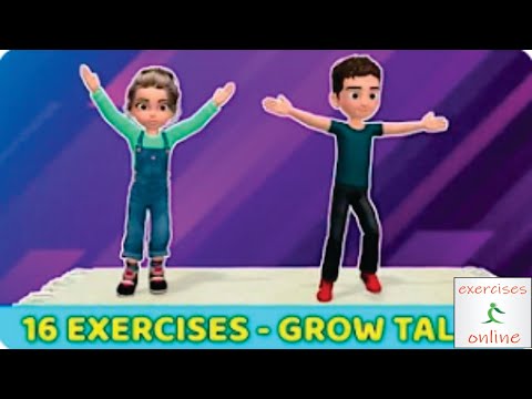 16 EXERCISES TO HELP CHILDREN GROW TALLER/16 სავარჯიშო ბავშვების სიმაღლის გაზრდაში დასახმარებლად